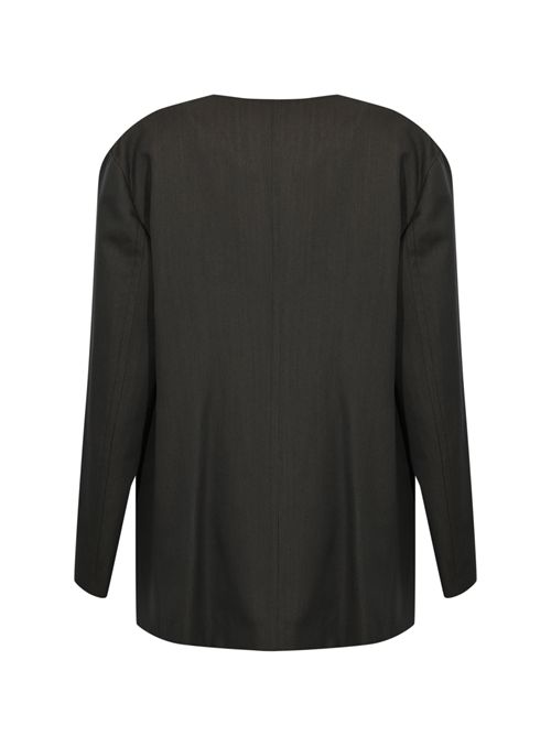 Giacca sartoriale in lana scintillante annodata ALBERTA FERRETTI | A0505 66380517